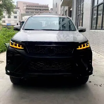 High Quality PP Material Bumpers for Toyota Fortuner 2016-2019 with 2021 Upgrade Look