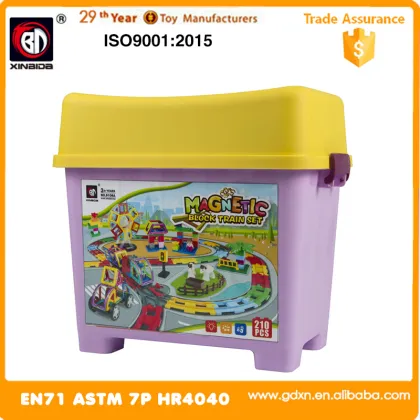 XINBIDA toys Magnetic Blocks train set 210 PCS assembly toy