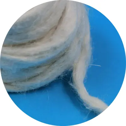 Bleached Natural Hemp Fiber Top for Spinning