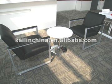 KL-S012 latest kaln office furniture factory direct sell leather material office sofa