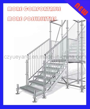 Ringlock Scaffolding Stair System with Assembly Design