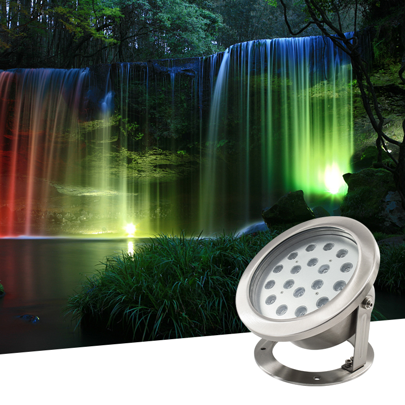 IP68 DMX LED à prova d'água ao ar livre luz subaquática