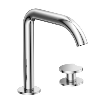 Bacino da bagno a 2 buche mixer