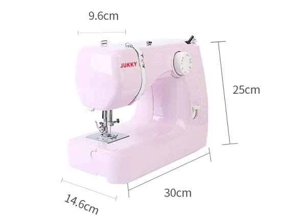 JUKKY JK1216 Household Sewing Machine with 12 Stitches and Built-in Light