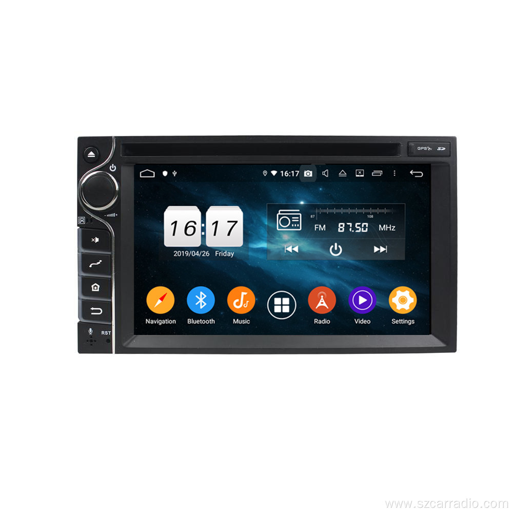 Universal android 9.0 6.2" car dvd gps player
