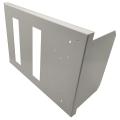 OEM Galvanized Steel White Laser Cutting Baseboard Design