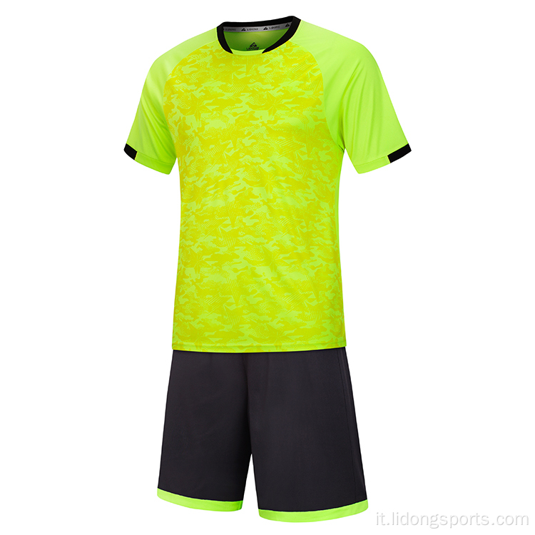 Nuovo design a buon mercato Sublimation Shirt Soccer Jersey