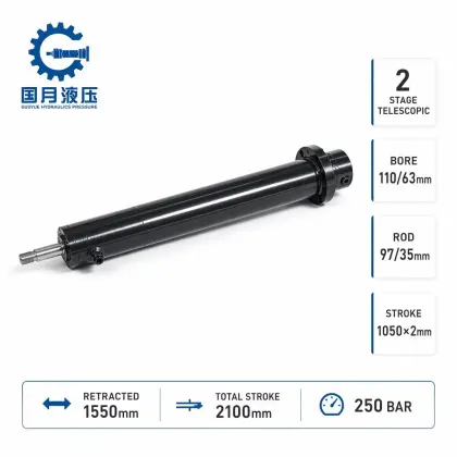 Multi-stage Third Stage Boom Cylinder