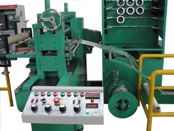 Pequeña máquina de corte longitudinal de tiras de aluminio