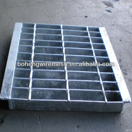 Trench Drain Cover Steel Grating with 25x4.5mm Bearing Bar
