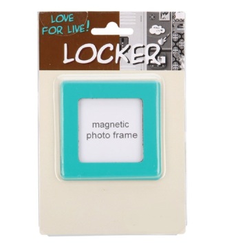 Magnetic metal photo frame