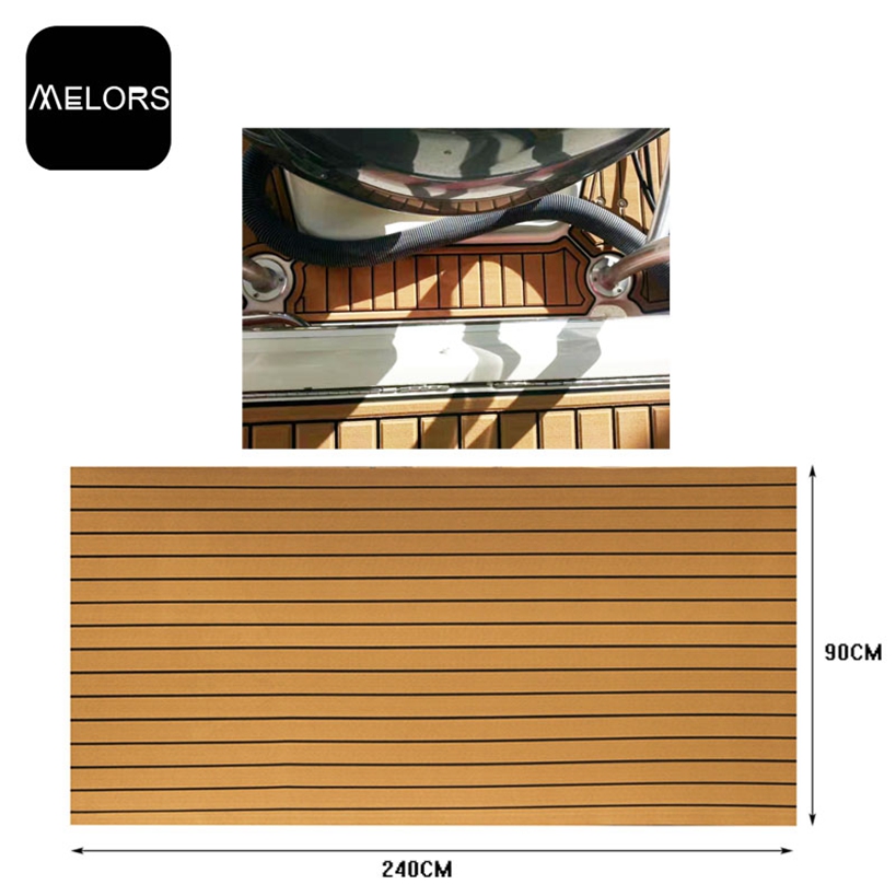 Melors jati decking material jati lembar busa marinir