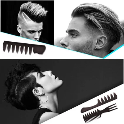 5 Pcs Hair Comb Styling Set - Barber Combs & Beard Combs