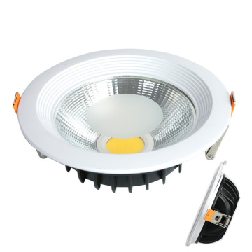 15 Watt COB LED Downlight: New Design Aluminium 1500lm Round Ceiling Light