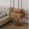 Double Layer Design Stable Bedside Table
