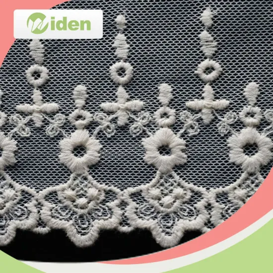 Fancy Lace Design Swiss Embroidery Lace