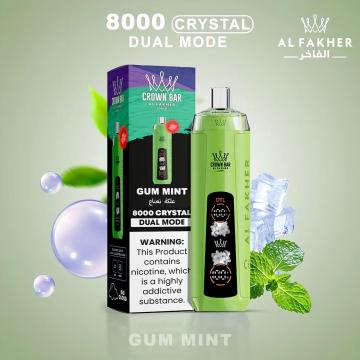 Al Fakher Crown Bar 8000 Crystal Dual Mode