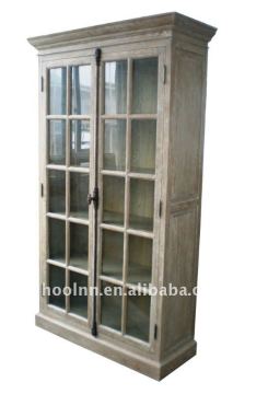 French Wooden Glazed Cabinet W5819S