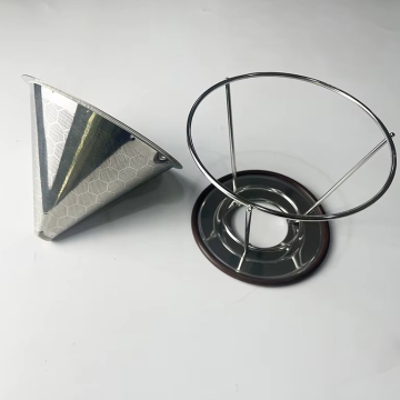 Ανοξείδωτος χάλυβα 125 mm ρίξτε πάνω από τον καφέ με αφαιρούμενο κύπελλο