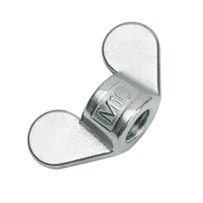M4 Hot Sale Stainless Steel 304 Wing Nuts: Round Wings DIN315