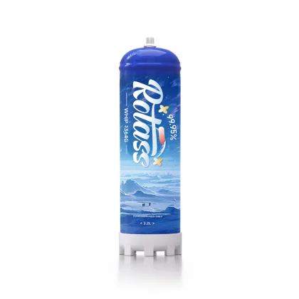 Large 2.2 L Whip Cream Gas Cylinder for Dessert Foaming: Cream Chargers