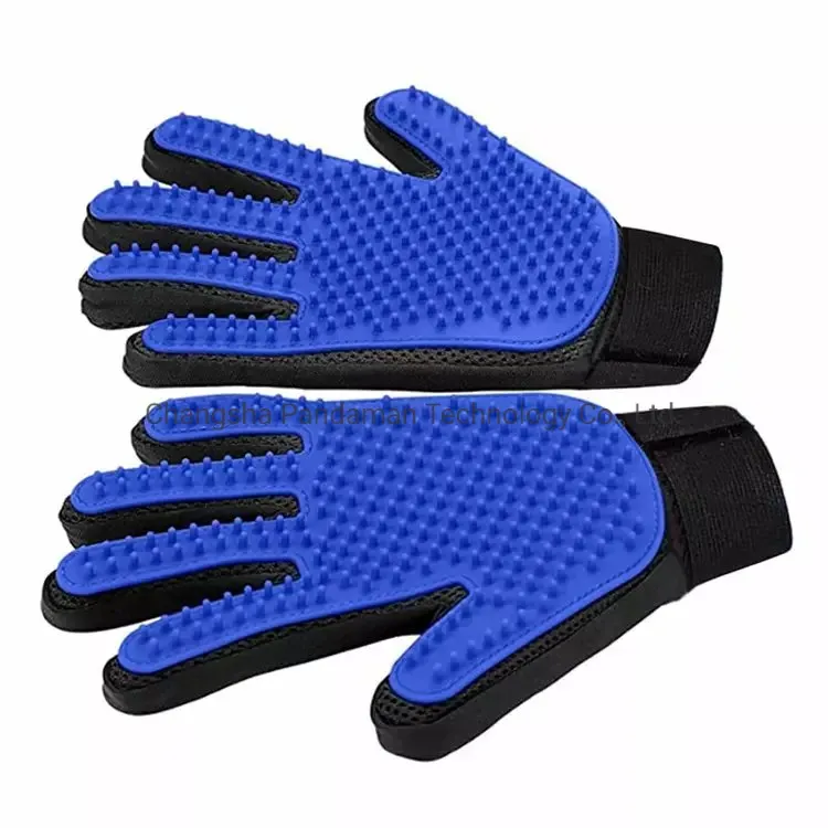 Gentle Deshedding Brush Glove for Pets