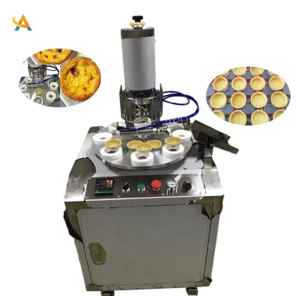 Tartlet Making Machine: Egg Tart Crust Forming Machine