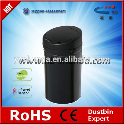 Household Office Hotel s/s sensor trash can red