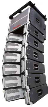 Teanma LA520 Dual 8" built-in amp pro line array speaker