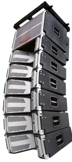Teanma LA520 Dual 8" built-in amp pro line array speaker