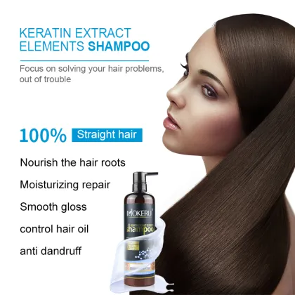 MOKERU Organic Keratin Treatment Shampoo for Women - Best Silicone-Free Hair Straightener