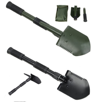 Multi-Function Foldable Survival Shovel for Camping and Emergency Use