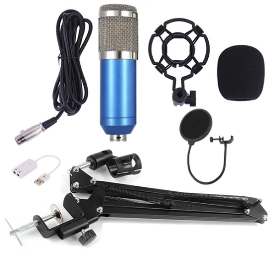 Professional Audio Setup: Vogue BM800 Condenser Microphone, Sound Arm Stand, and Filters for Studio Recording