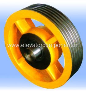 Elevator Suspension Pulley Cast Iron Pulley