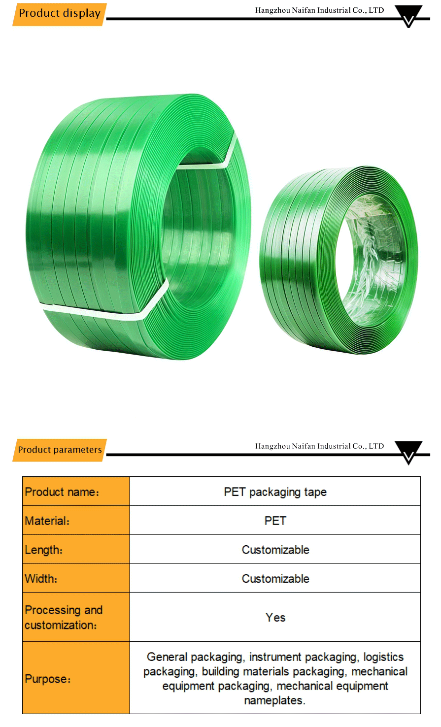colored strapping tape polyester