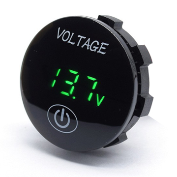 12-24V mobil motor motor LED voltmeter digital dan pengukur bahan bakar dengan sakelar