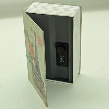 Livro seguro com trava combinada para esconder o dinheiro