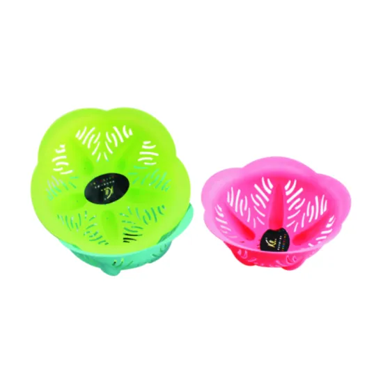Plastic Fruit And Vegetable Basket Flower Shape