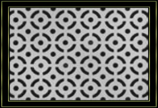 Soundproof perforated wire mesh