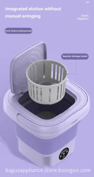 Factory Direct 8L Hands-Free Smart Mini Foldable Washing Machine: Affordable Laundry Solution