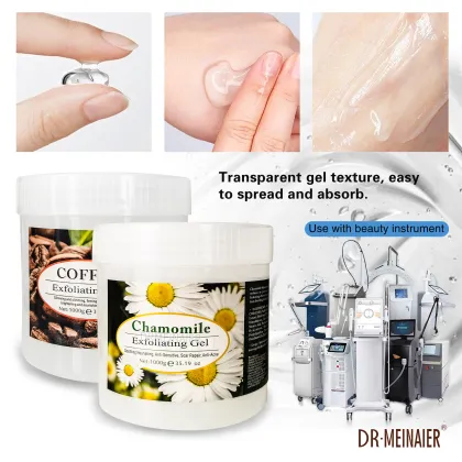 OEM Body Facial Cleanser with Lemon VC & Rose Exfoliating Gel Scrub