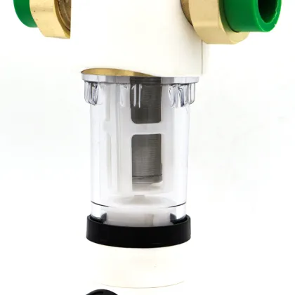 Whole house automatic cleaning  backwash pre-filtered water prefilter