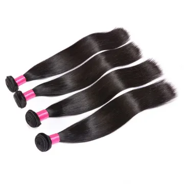 Top Quality Virgin Brazilian Cuticle Aligned Hair With Lace Frontal Closure 10A Raw Unprocessed Mink Straight Human Hair Bundles