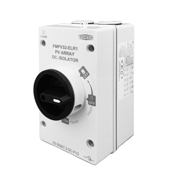 PV DC 1200V 32A αδιάβροχο διακόπτη απομονωτή ηλιακού ηλιακού περιστροφικού με οπές M25 και βαθμολογία IP66 - Εξωτερική φωτοβολταϊκή λύση αποσύνδεσης