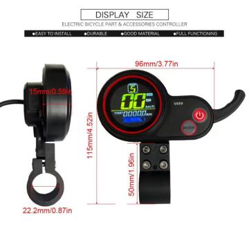 30A controller LCD V889 display for electric bicycle