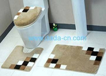100% Acrylic Bathroom Mat Sets 