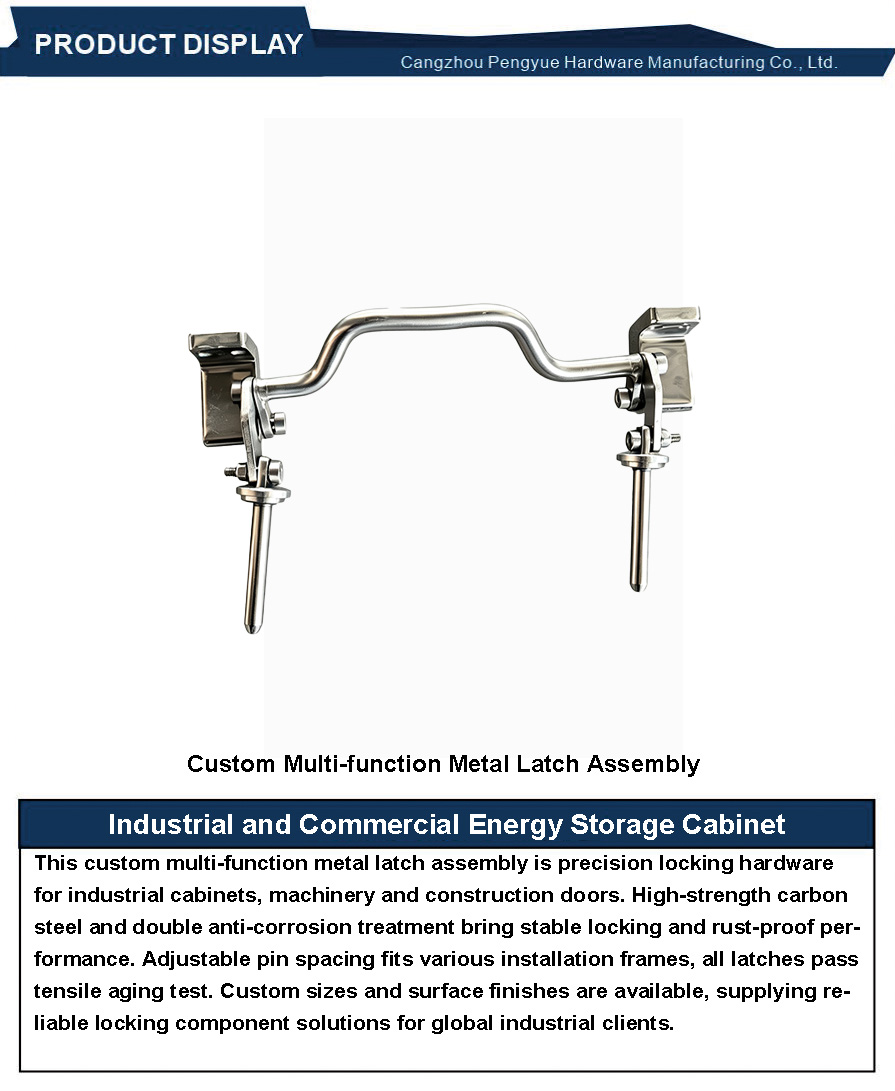 Custom Multi-function Metal Latch Assembly3