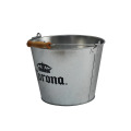 Cubo de metal galvanizado 5L