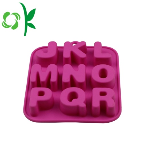 Silicone Baking Products Silicone Alphabet Candy Baking Cake Molds Manufactory