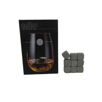 Lava Stone Whisky Stone -Set of 9